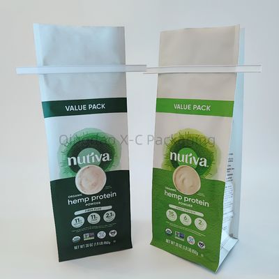 kupować OEM 8 Side Seal Pocket ponownie zamknięty z bocznym gussetem Zipper Square Bottom Gusset online manufacture