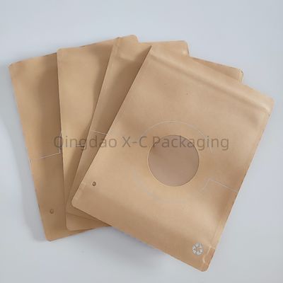 Personalized Brown Kraft Paper Bag In Roll Custom Logo Drukowane do noszenia