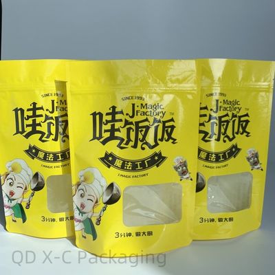Aluminiumowa folia worek Trzy strony zapieczętowane Food Grade opakowania worek Gorąca pieczęć retort worek grawerowanie drukowanie materiały z recyklingu