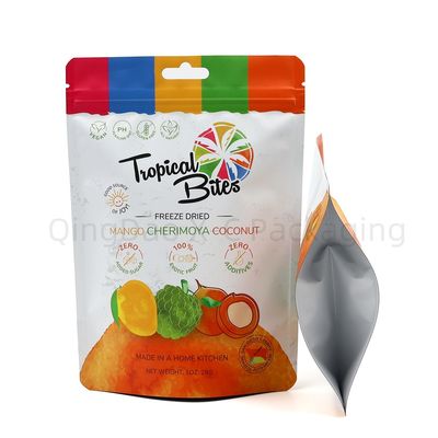 Wstawaj worek z tworzywa sztucznego Mylar Flat Bottom Aluminium Foil Zipper