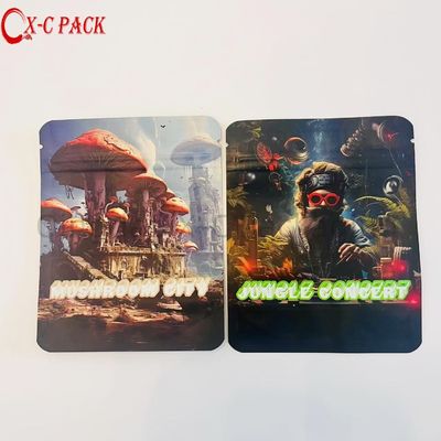 Candy Child Proof Print Packaging Design 3 Strony Mini Ziplock 3,5 g 3,5 gramy Custom Mylar Bag