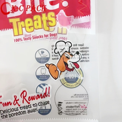 Niestandardowe drukowane 250g 500g 1kg zamykane płaskie dno Stand up Pouch plastikowe opakowania karmy dla kotów i psów z zamkiem błyskawicznym Mylar Packaging